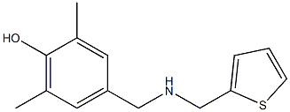 2,6-dimethyl-4-{[(thiophen-2-ylmethyl)amino]methyl}phenol Structure