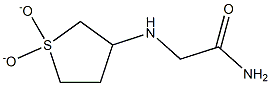 2-[(1,1-dioxidotetrahydrothien-3-yl)amino]acetamide Structure
