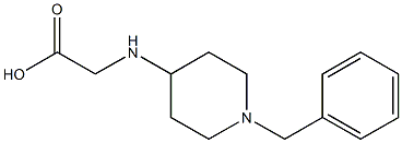 2-[(1-benzylpiperidin-4-yl)amino]acetic acid Structure