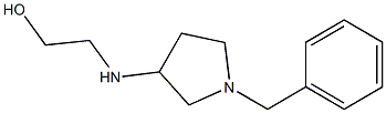 2-[(1-benzylpyrrolidin-3-yl)amino]ethan-1-ol 구조식 이미지