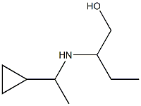 2-[(1-cyclopropylethyl)amino]butan-1-ol Structure