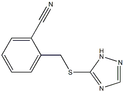 2-[(1H-1,2,4-triazol-5-ylsulfanyl)methyl]benzonitrile Structure