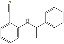 2-[(1-phenylethyl)amino]benzonitrile Structure