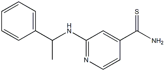 2-[(1-phenylethyl)amino]pyridine-4-carbothioamide 구조식 이미지