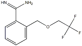 2-[(2,2,2-trifluoroethoxy)methyl]benzenecarboximidamide Structure