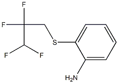 2-[(2,2,3,3-tetrafluoropropyl)sulfanyl]aniline Structure