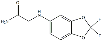 2-[(2,2-difluoro-2H-1,3-benzodioxol-5-yl)amino]acetamide 구조식 이미지