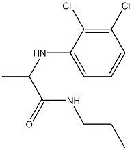 2-[(2,3-dichlorophenyl)amino]-N-propylpropanamide 구조식 이미지