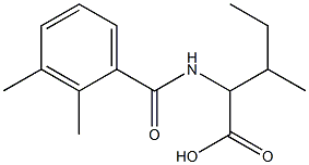 2-[(2,3-dimethylbenzoyl)amino]-3-methylpentanoic acid Structure