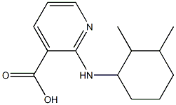 2-[(2,3-dimethylcyclohexyl)amino]pyridine-3-carboxylic acid 구조식 이미지