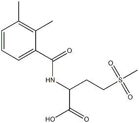 2-[(2,3-dimethylphenyl)formamido]-4-methanesulfonylbutanoic acid Structure