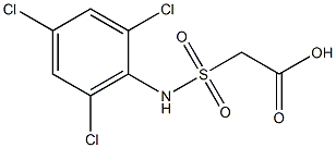 2-[(2,4,6-trichlorophenyl)sulfamoyl]acetic acid 구조식 이미지