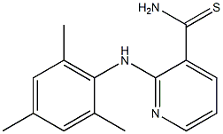 2-[(2,4,6-trimethylphenyl)amino]pyridine-3-carbothioamide Structure
