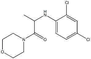 2-[(2,4-dichlorophenyl)amino]-1-(morpholin-4-yl)propan-1-one 구조식 이미지