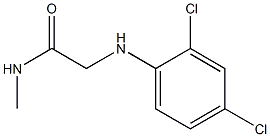 2-[(2,4-dichlorophenyl)amino]-N-methylacetamide 구조식 이미지