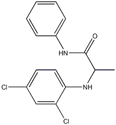 2-[(2,4-dichlorophenyl)amino]-N-phenylpropanamide 구조식 이미지