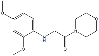 2-[(2,4-dimethoxyphenyl)amino]-1-(morpholin-4-yl)ethan-1-one Structure