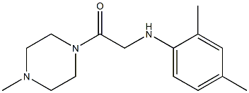 2-[(2,4-dimethylphenyl)amino]-1-(4-methylpiperazin-1-yl)ethan-1-one 구조식 이미지