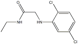 2-[(2,5-dichlorophenyl)amino]-N-ethylacetamide 구조식 이미지