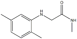 2-[(2,5-dimethylphenyl)amino]-N-methylacetamide Structure