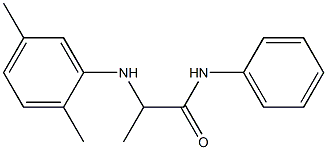 2-[(2,5-dimethylphenyl)amino]-N-phenylpropanamide 구조식 이미지