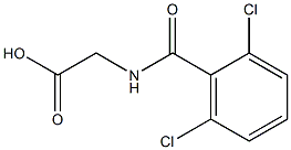 2-[(2,6-dichlorophenyl)formamido]acetic acid Structure