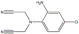 2-[(2-amino-4-chlorophenyl)(cyanomethyl)amino]acetonitrile 구조식 이미지