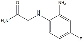 2-[(2-amino-4-fluorophenyl)amino]acetamide 구조식 이미지