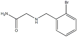 2-[(2-bromobenzyl)amino]acetamide 구조식 이미지