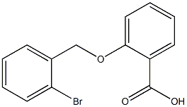 2-[(2-bromophenyl)methoxy]benzoic acid 구조식 이미지