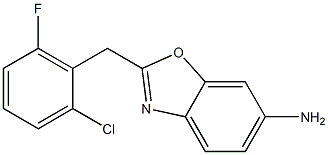 2-[(2-chloro-6-fluorophenyl)methyl]-1,3-benzoxazol-6-amine Structure