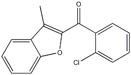 2-[(2-chlorophenyl)carbonyl]-3-methyl-1-benzofuran 구조식 이미지