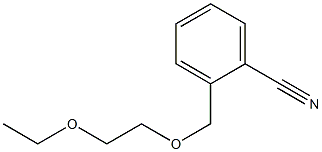 2-[(2-ethoxyethoxy)methyl]benzonitrile 구조식 이미지