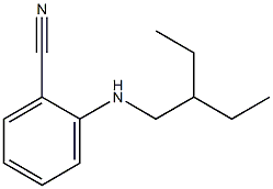 2-[(2-ethylbutyl)amino]benzonitrile Structure