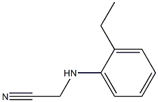2-[(2-ethylphenyl)amino]acetonitrile Structure