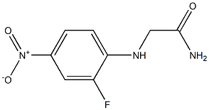 2-[(2-fluoro-4-nitrophenyl)amino]acetamide Structure