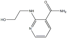 2-[(2-hydroxyethyl)amino]pyridine-3-carboxamide 구조식 이미지