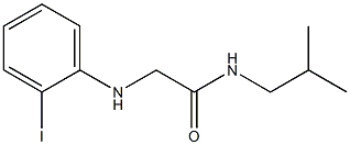 2-[(2-iodophenyl)amino]-N-(2-methylpropyl)acetamide Structure