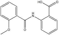 2-[(2-methoxybenzoyl)amino]benzoic acid Structure