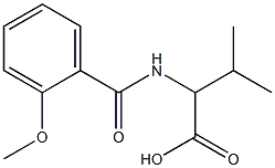2-[(2-methoxyphenyl)formamido]-3-methylbutanoic acid Structure