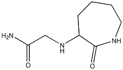 2-[(2-oxoazepan-3-yl)amino]acetamide Structure