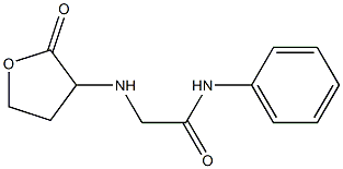 2-[(2-oxooxolan-3-yl)amino]-N-phenylacetamide 구조식 이미지