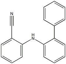 2-[(2-phenylphenyl)amino]benzonitrile 구조식 이미지