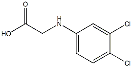 2-[(3,4-dichlorophenyl)amino]acetic acid Structure