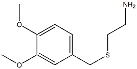 2-[(3,4-dimethoxybenzyl)thio]ethanamine Structure