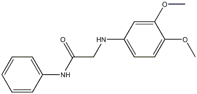 2-[(3,4-dimethoxyphenyl)amino]-N-phenylacetamide Structure