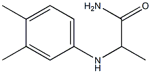 2-[(3,4-dimethylphenyl)amino]propanamide 구조식 이미지