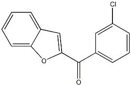 2-[(3-chlorophenyl)carbonyl]-1-benzofuran Structure