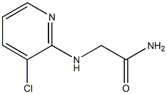 2-[(3-chloropyridin-2-yl)amino]acetamide Structure