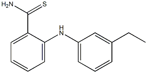 2-[(3-ethylphenyl)amino]benzene-1-carbothioamide Structure